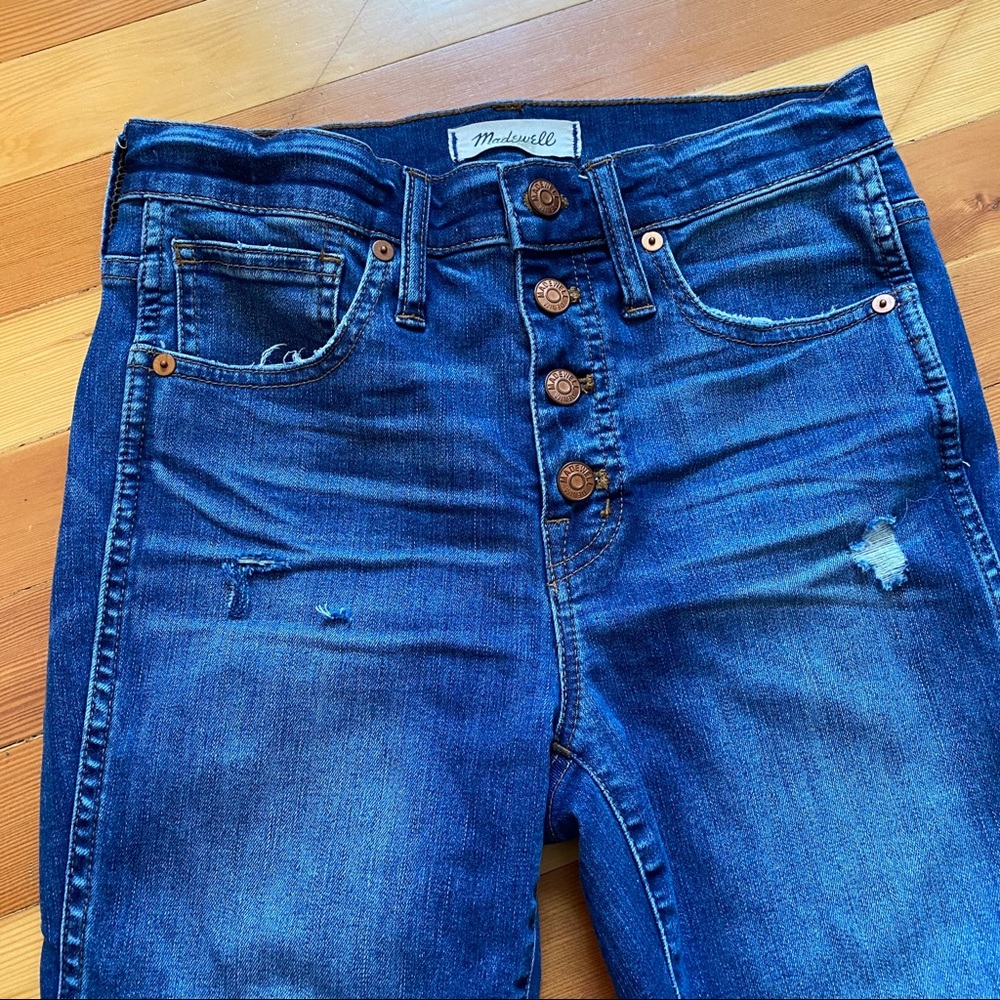 Madewell Button Fly Skinny Jeans